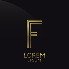 Letter F logo