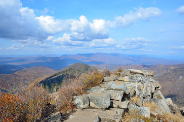 Виды с горы Педан на Дальневосточные сопки