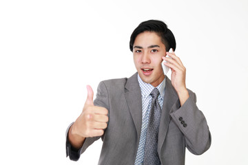 笑顔のビジネスマン