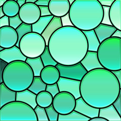 abstract vector stained-glass mosaic background