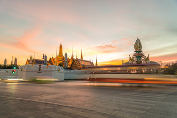 Temple of the Emerald Buddha evening