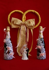 wedding accessories, champagne, decoration, decor, wedding decor