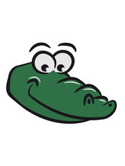 Crocodile sweet loving funny