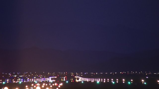 飛行機の着陸