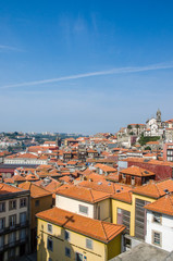 View of Porto city on summer day