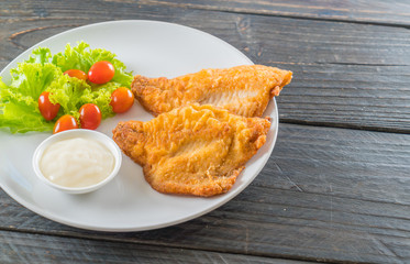 fried fish steak