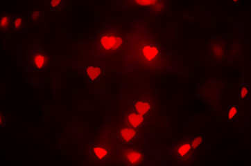 Red hearts texture. 