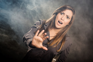 Stressed Businesswoman