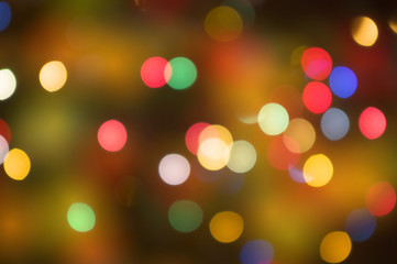 lights blurred bokeh background