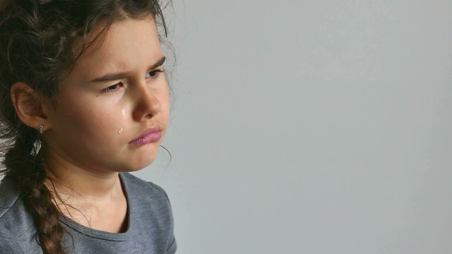 girl teen  crying tears depression flow 