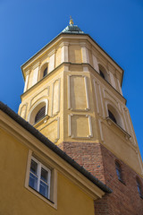 Fototapeta na wymiar tower of the church of St Martin