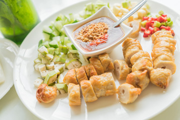 Vietnamese Meatball Wraps