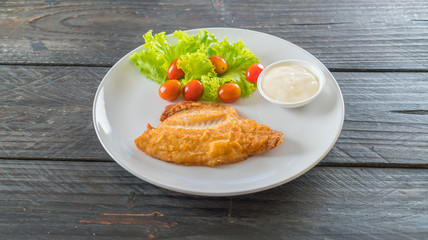fried fish steak