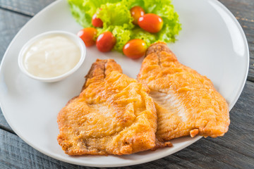 fried fish steak