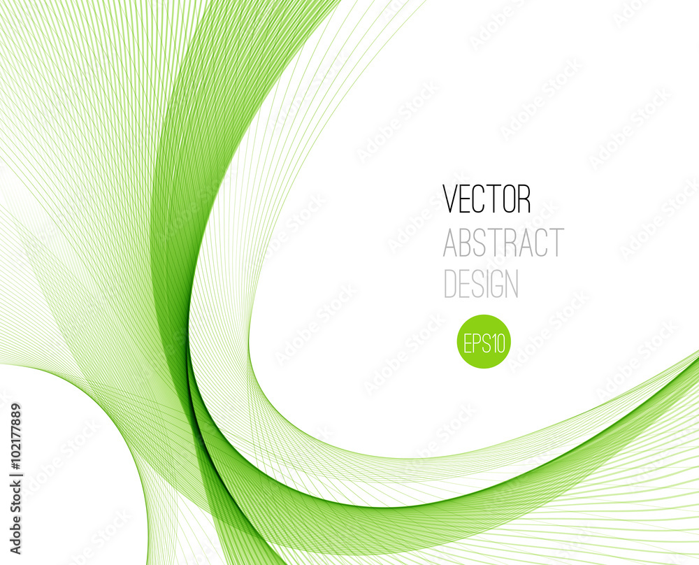 Poster abstract vector background, futuristic wavy
