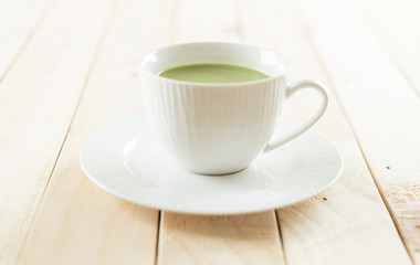 hot matcha latte