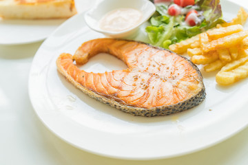 salmon steak
