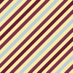 Fototapeta premium Bezszwowy geometryczny wzór. Pasiasta tekstura na krawat na szyi. Ukośne paski kontrastu na tle. Brązowe, beżowe, szare kolory. Wektor