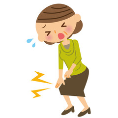 膝の痛み　中年　女性