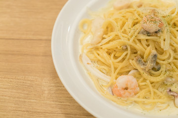 seafood spaghetti