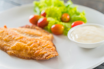 fried fish steak