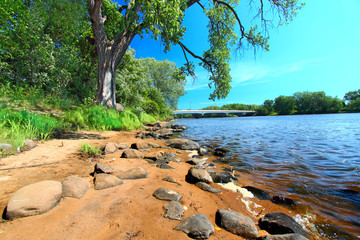 Wisconsin River Landscape Portage