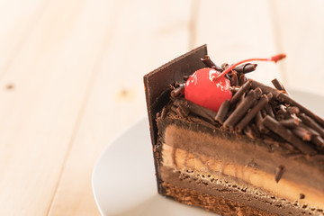 chocolate ice-cream cake