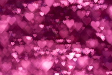 Blur or bokeh heart background