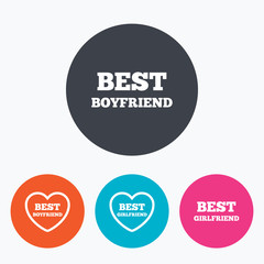 Best boyfriend and girlfriend icons.