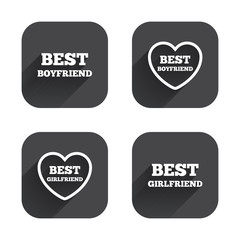 Best boyfriend and girlfriend icons.