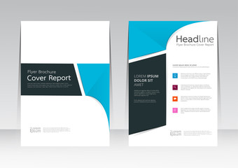 Vector design for Cover Report Brochure Flyer Poster in A4 size