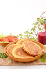 おいしそうなパンケーキ