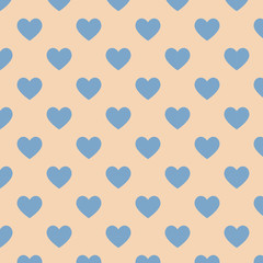 Seamless polka dot brown pattern