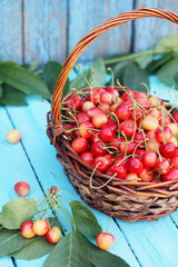 red sweet cherries 