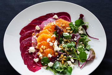 Beetroot carpaccio