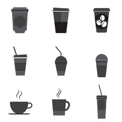 Coffee icons set