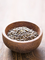 rustic french green puy lentil