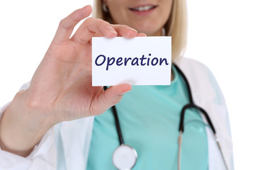 Operation OP operieren krank Krankheit Gesundheit Arzt Doktor Kr