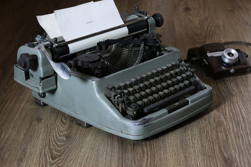 retro typewriter