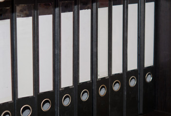 Closeup group of document file