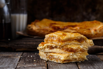 Homemade apple pie