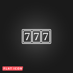 Simple icon 777.