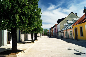 Fototapeta na wymiar Njegos Street, Cetinje