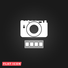 Photography camera and film icon