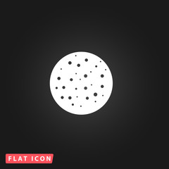 Moon flat icon