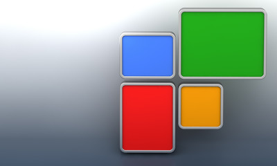 background with colored rectangles