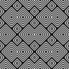 Design seamless monochrome geometric pattern