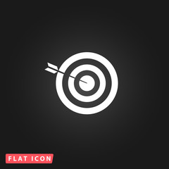 Successful shoot flat icon