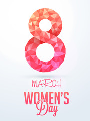 Creative text for Women's Day celebration.
