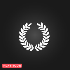 wreath flat icon